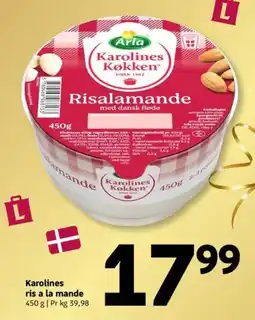 Løvbjerg Karolines Køkken ris a la mande tilbud