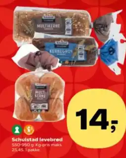 Kvickly Schulstad levebrød tilbud