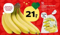 Kvickly Anglamark økologiske bananer tilbud