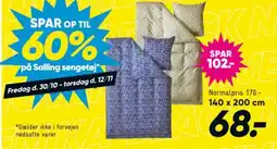 Bilka Salling sengetøj tilbud