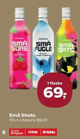 Kvickly Små Shots tilbud