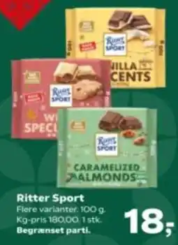 Kvickly Ritter Sport tilbud