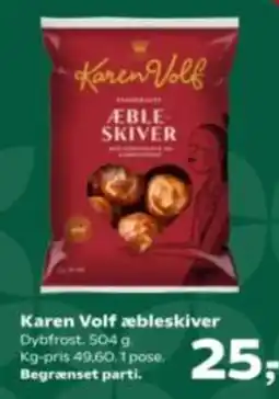 Kvickly Karen Volf æbleskiver tilbud