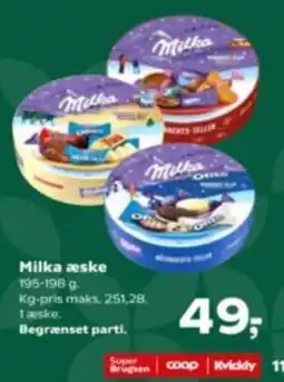 Kvickly Milka æske tilbud
