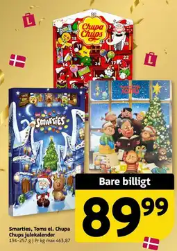 Løvbjerg Smarties, Toms el. Chupa Chups julekalender tilbud