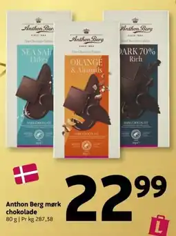 Løvbjerg Anthon Berg mørk chokolade tilbud