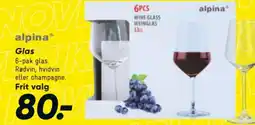 Bilka alpina glas tilbud