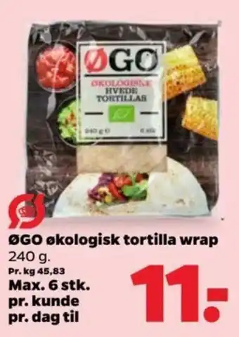 ØGO økologisk tortilla wrap