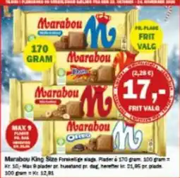 Købmandsgården Marabou King Size tilbud