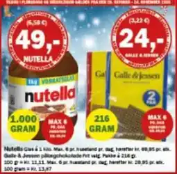 Købmandsgården Nutella tilbud