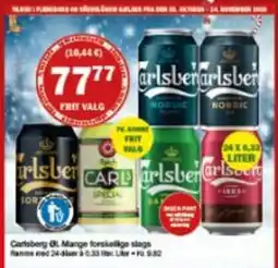 Købmandsgården Carlsberg ØL tilbud