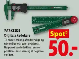 Lidl Parkside digital skydelære tilbud