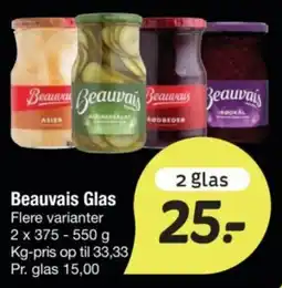 Fakta Tyskland Beauvais Glas tilbud
