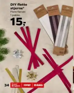 Kvickly Kviddy DIY flette stjerne tilbud