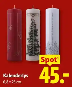 Lidl Kalenderlys tilbud