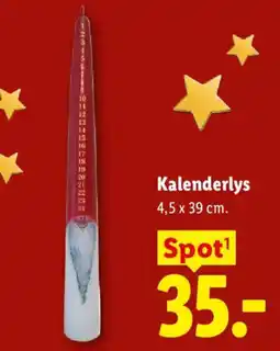 Lidl Kalenderlys tilbud