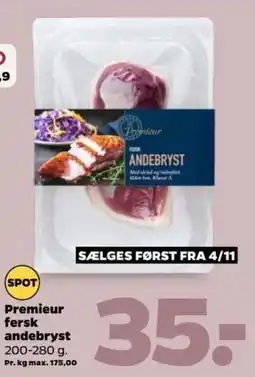 Netto Premieur fersk andebryst tilbud