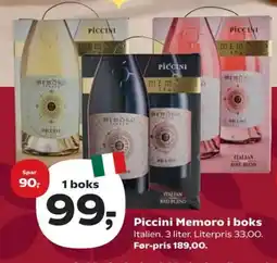 Kvickly Piccini Memoro tilbud