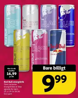 Løvbjerg Red Bull energidrik tilbud