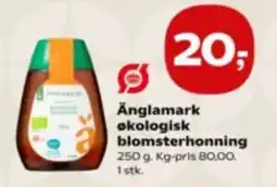 Kvickly Änglamark blomsterhonning tilbud