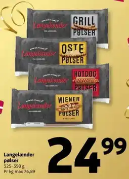 Løvbjerg Langelænder pølser tilbud