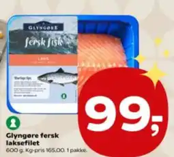 Kvickly Glyngøre fersk laksefilet tilbud
