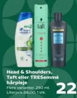 Kvickly Head & Shoulders, Taft eller TRESemmé hårpleje tilbud