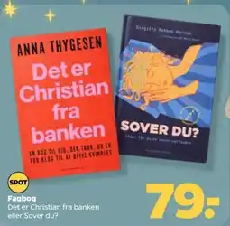 Netto Anna Thygesen Det er Christian fra banken eller Sover du? tilbud