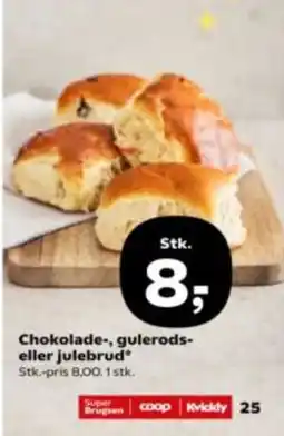Kvickly Chokolade-, gulerods- eller julebrud tilbud