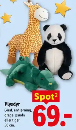 Lidl Spot2 Plysdyr tilbud