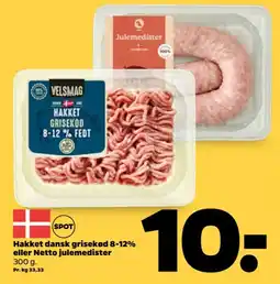 Netto Velsmag hakket grisekød tilbud