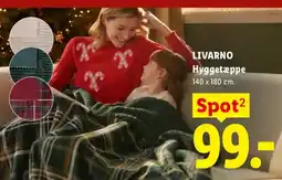 Lidl Livarno Hyggetæppe tilbud