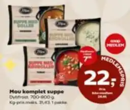 Kvickly Mou komplet suppe tilbud