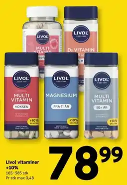 Løvbjerg Livol vitaminer tilbud