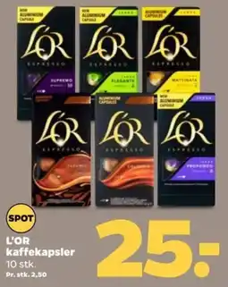 Netto L'OR kaffekapsler tilbud