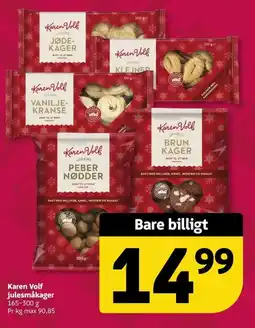 Løvbjerg Karen Volf julesmåkager tilbud