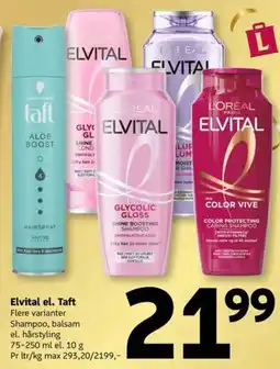 Løvbjerg Elvital el. Taft tilbud