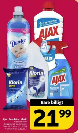 Løvbjerg Ajax Dun-let Klorin tilbud
