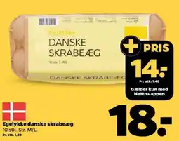 Netto Egelykke skrabeæg tilbud
