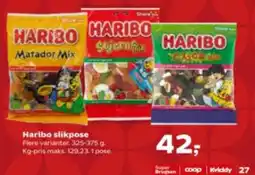 Kvickly Haribo slikpose tilbud