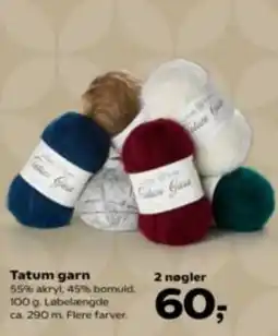 Kvickly Tatum garn tilbud