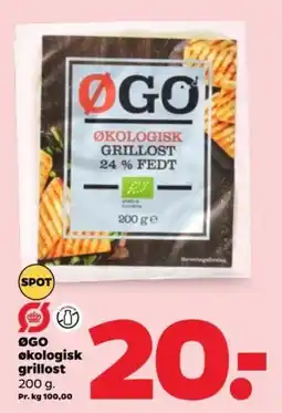 Netto ØGO økologisk grillost tilbud