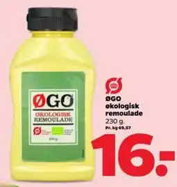 Netto ØGO økologisk remoulade tilbud