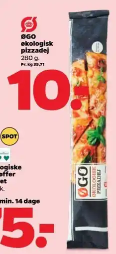 Netto ØGO økologisk pizzadej tilbud