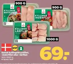Netto Rose kyllingebrystfilet tilbud