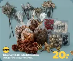 Netto Spot tilbehør til din juledekoration tilbud