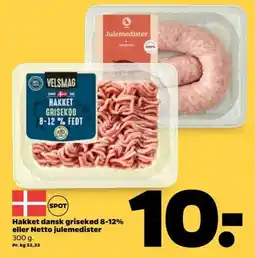 Netto Velsmag hakket grisekød tilbud