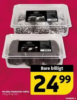 Løvbjerg Nordthy flødeboller bøfler tilbud