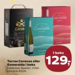 Kvickly Torres Coronas eller Esmeralda tilbud