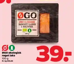 Netto ØGO økologisk røget laks tilbud